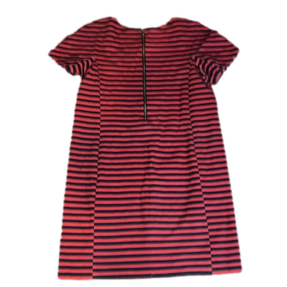 size large Navy and red striped double lined J.Crew T-shirt dress - Picture 2 of 4